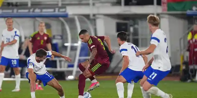 2:0 по голам, а на табло 0:0. Белорусы сыграли вничью с финнами