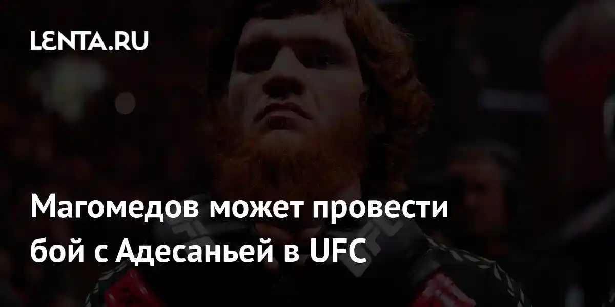 Магомедов может провести бой с Адесаньей в UFC
